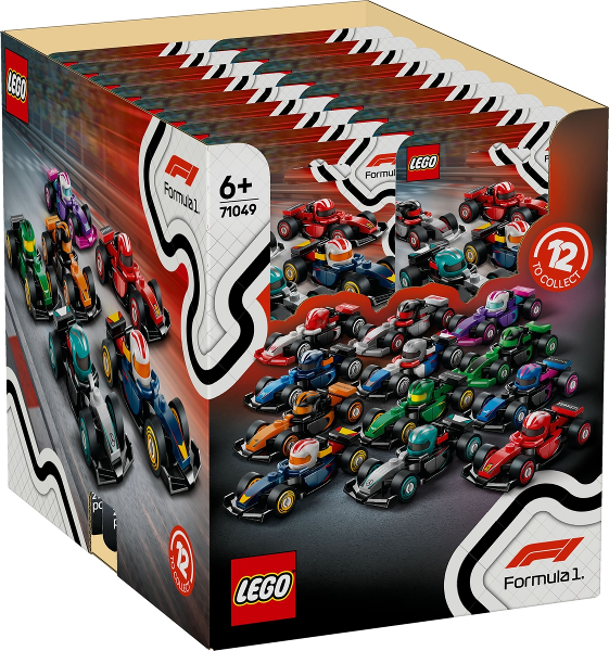 F1 Collectible Race Cars (Box of 36)
