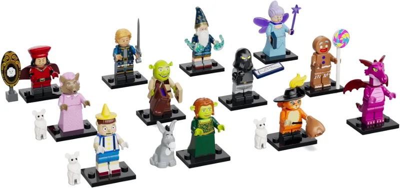 Minifigure, Shrek (Complete Series of 12 Complete Minifigure Sets)