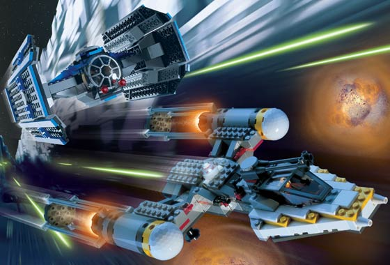 TIE Fighter and Y-wing {Reissue} (Toys "R" Us Exclusive)