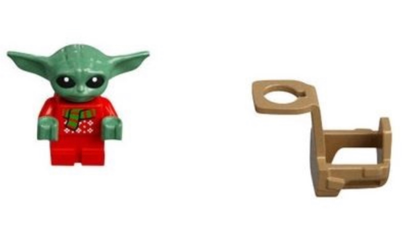 Advent Calendar 2021, Star Wars (Day 22) - Din Grogu / The Child / 'Baby Yoda' in Holiday Sweater and Scarf