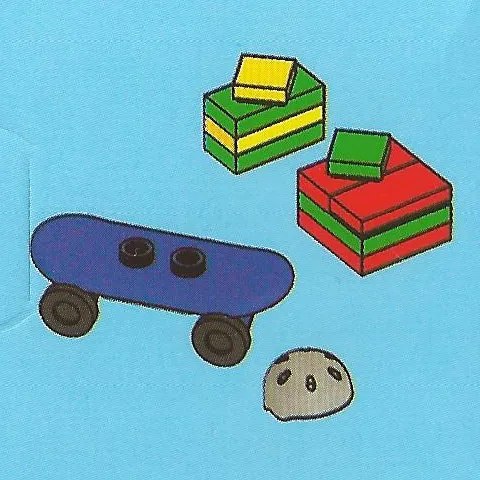 Advent Calendar 2011, City (Day  7) - Skateboard and Gifts