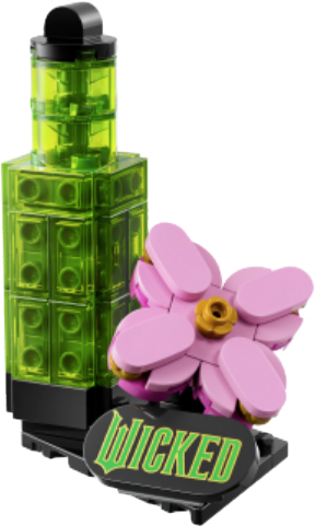 Elphaba's Bottle and Glinda's Flower polybag