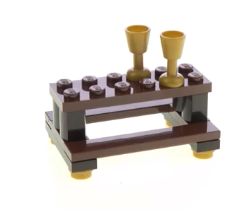 Advent Calendar 2019, Harry Potter (Day  7) - Table with Goblets