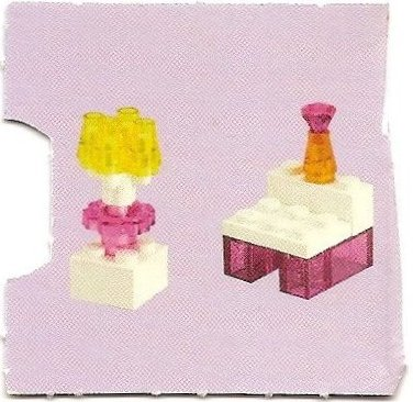 Advent Calendar 2007, Belville (Day  7) - Chair and Desk Lamp