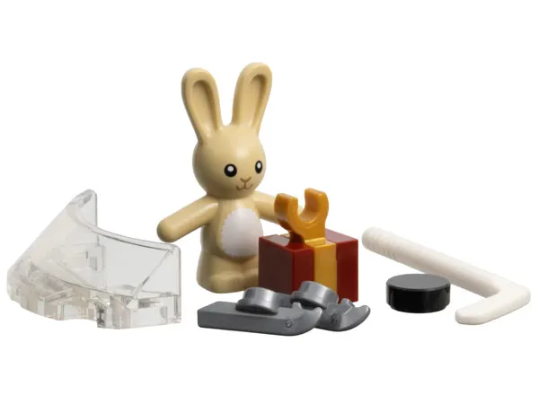 Advent Calendar 2023, Super Heroes, Avengers (Day 14) - Ice Hockey Accessories with Bunny / Rabbit and Present / Gift