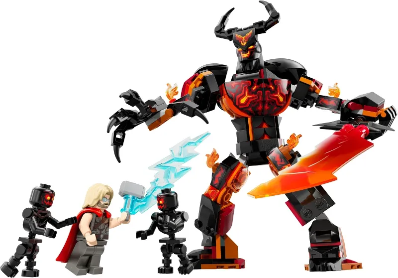 Thor vs. Surtur Construction Figure