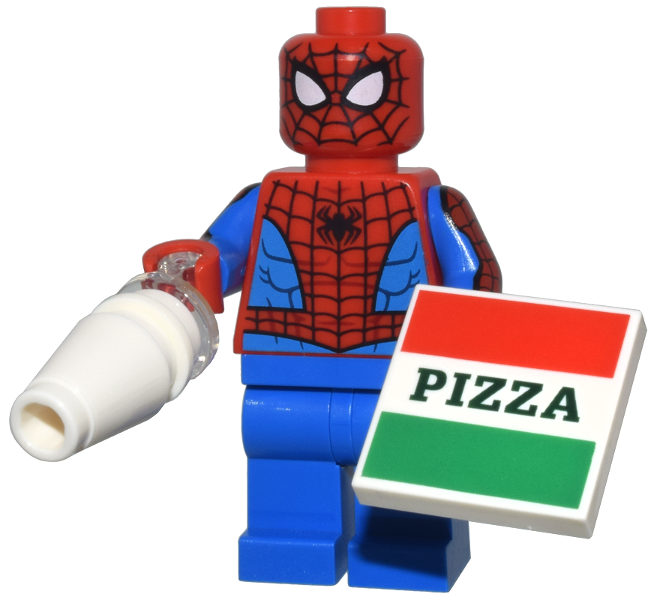 Advent Calendar 2024, Super Heroes, Spider-Man (Day  1) - Spider-Man with Pizza Box