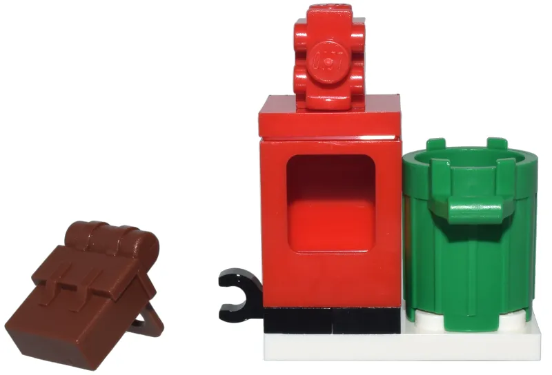 Advent Calendar 2024, Super Heroes, Spider-Man (Day  3) - Newspaper Box and Trash Can