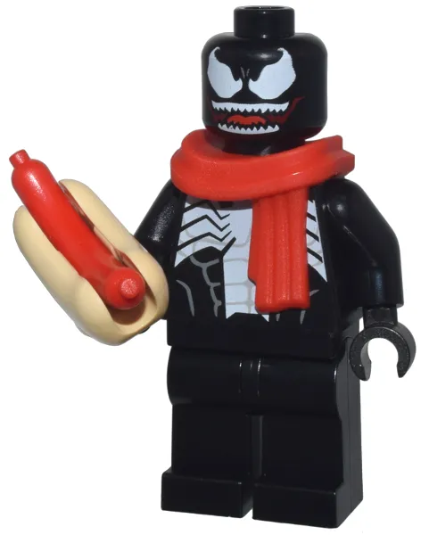 Advent Calendar 2024, Super Heroes, Spider-Man (Day  5) - Venom with Scarf and Hot Dog