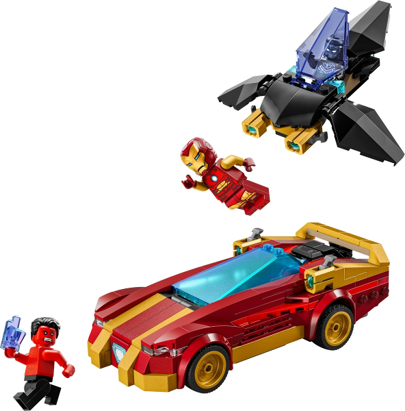 Iron Man Car & Black Panther vs. Red Hulk