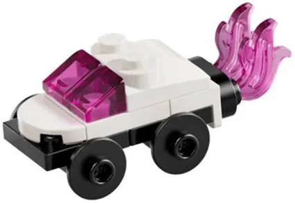 Advent Calendar 2026, Marvel Super Heroes (Day 13) - Ghost-Spider Car with Trans-Dark Pink Flames