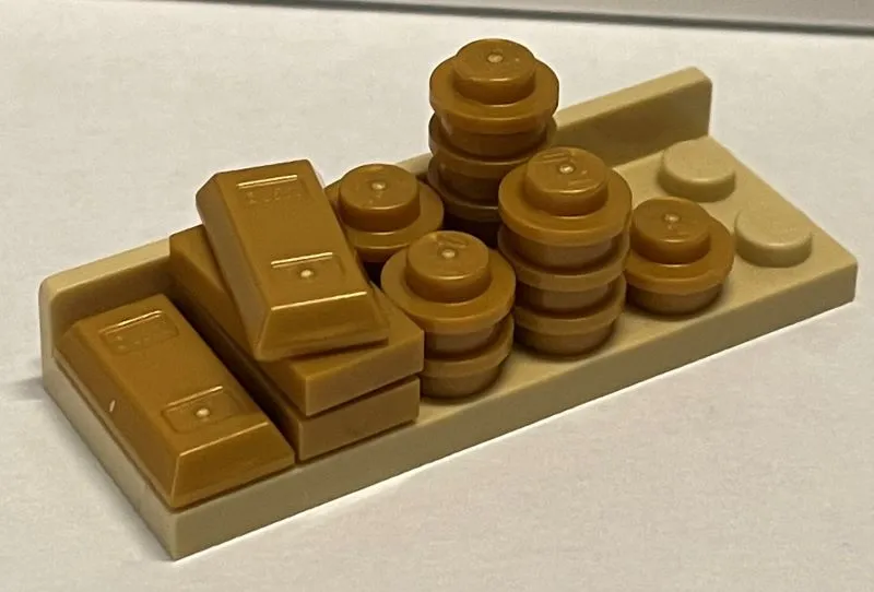 Advent Calendar 2021, Harry Potter (Day 14) - Gringotts Vault Interior and Gold