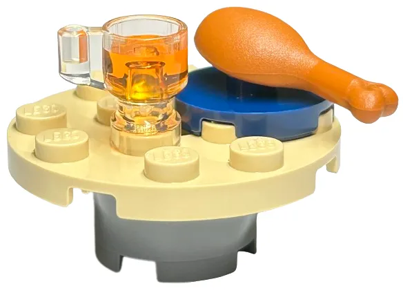 Advent Calendar 2023, Harry Potter (Day 18) - Table with Butterbeer and Drumstick (Three Broomsticks Inn)