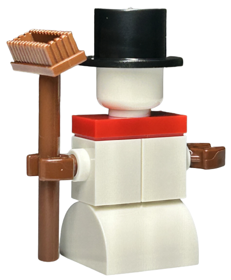 Advent Calendar 2023, Harry Potter (Day 24) - Snowman with Broom and Top Hat