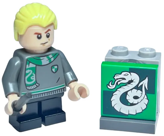 Advent Calendar 2024, Harry Potter (Day  6) - Draco Malfoy and Slytherin Tile