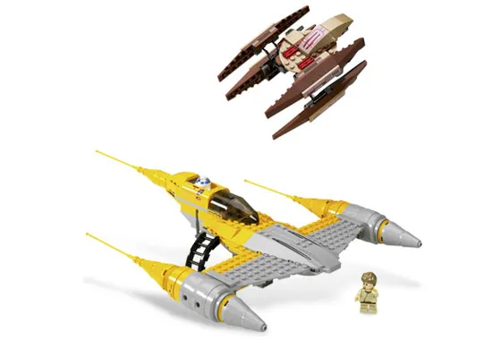 Naboo N-1 Starfighter and Vulture Droid