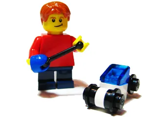 Advent Calendar 2009, City (Day 19) - Child and RC Car