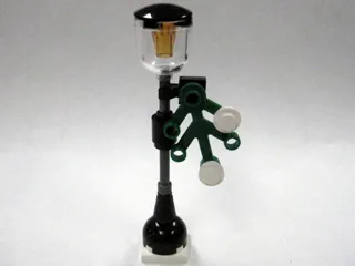 Advent Calendar 2009, City (Day  6) - Street Light with Garland