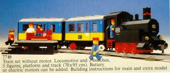 Push-Along Passenger Steam Train