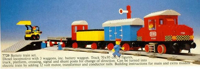 Diesel Freight Train Set, battery