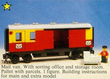 Postal Container Wagon Covered