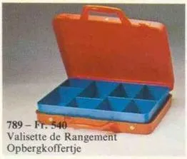 Suitcase with Tray, Red (empty)
