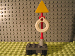 Advent Calendar 2007, City (Day 11) - Small Dock with Life Preserver