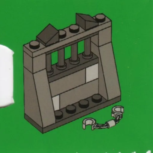 Advent Calendar 2010, Kingdoms (Day 11) - Dungeon Cell Window with Handcuffs