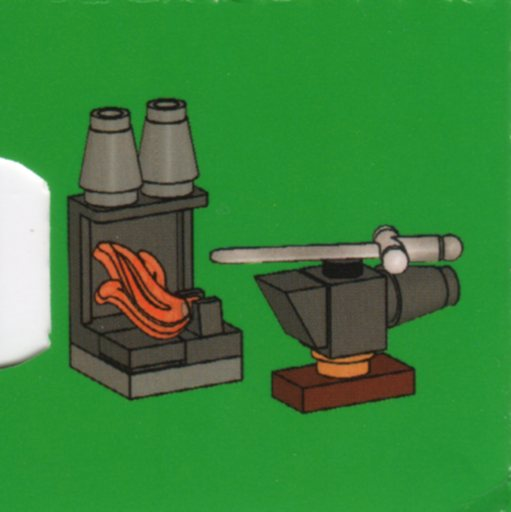 Advent Calendar 2010, Kingdoms (Day  2) - Anvil and Forge with Sword