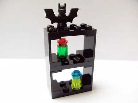 Advent Calendar 2008, Castle (Day 16) - Shelving with Bat