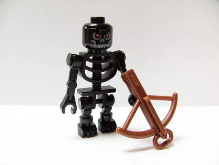 Advent Calendar 2008, Castle  (Day 6) - Black Skeleton with Crossbow