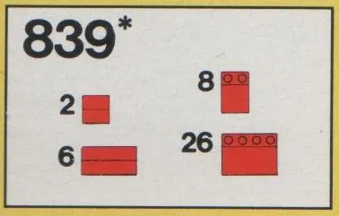 Red Roof Bricks Parts Pack, 33 degrees