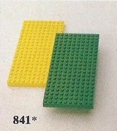Baseplates, Green and Yellow