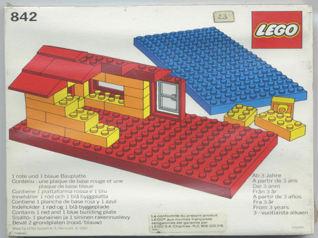 Baseplates, Red and Blue