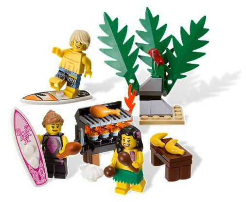 Minifigure Beach Accessory Pack blister pack