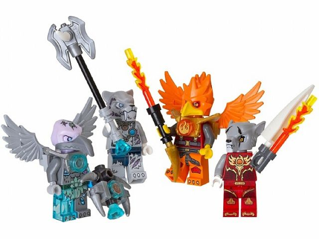 Fire and Ice Minifigure Accessory Set blister pack