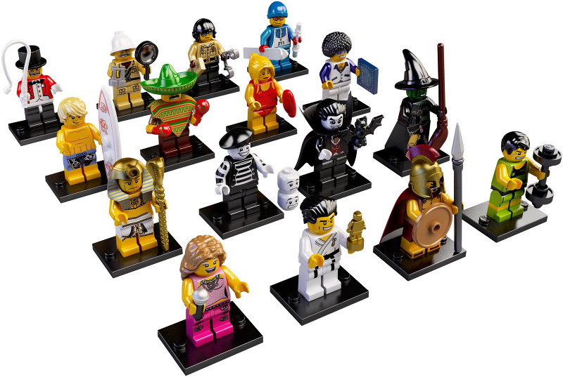Minifigure, Series 2 (Complete Series of 16 Complete Minifigure Sets)