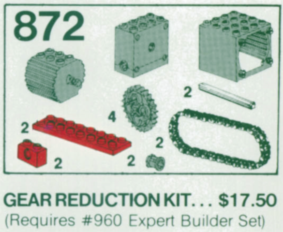 Two Gear Blocks (Gear Reduction Kit)