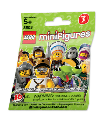 Minifigure, Series 3 (Complete Random Set of 1 Minifigure)