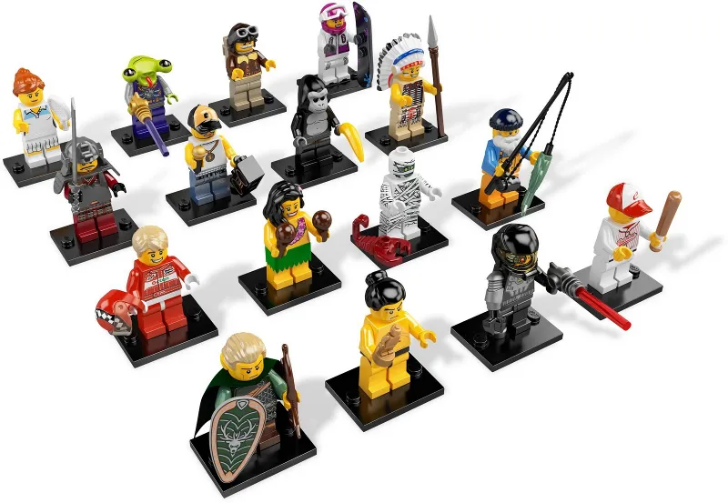 Minifigure, Series 3 (Complete Series of 16 Complete Minifigure Sets)