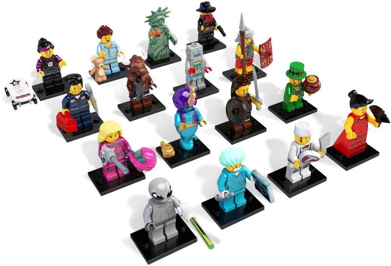 Minifigure, Series 6 (Complete Series of 16 Complete Minifigure Sets)