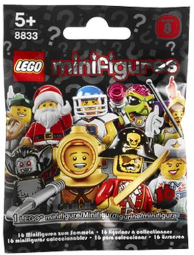 Minifigure, Series 8 (Complete Random Set of 1 Minifigure)