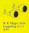 Magnetic Train Couplers