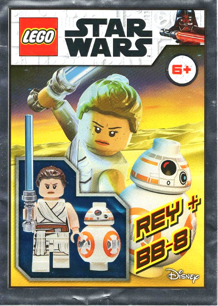 Rey and BB-8 foil pack