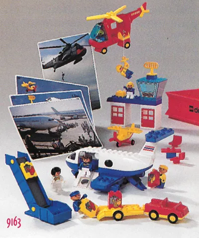 Duplo Airport - 47 el. 4 act. cards (3 aircraft)
