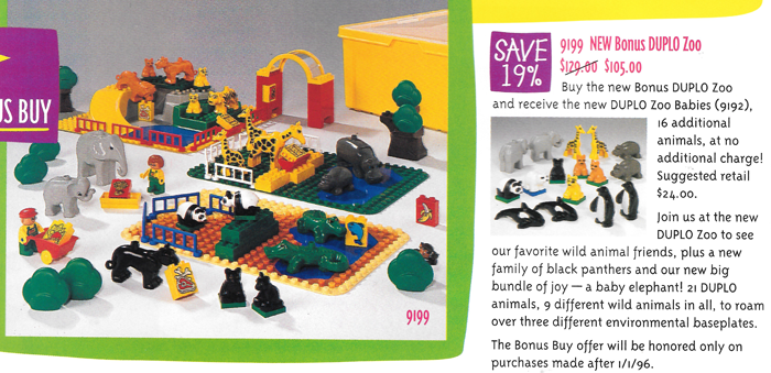 Bonus DUPLO Zoo