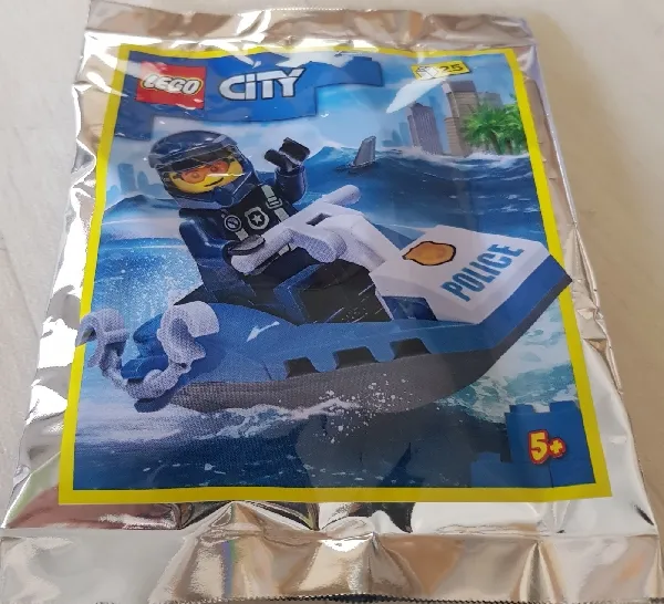 Policeman with Jet Ski foil pack