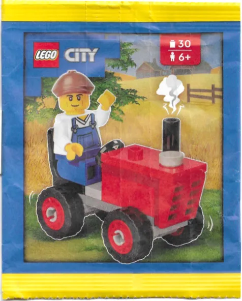 Farmer with Tractor paper bag