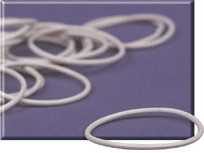 Large White Bands (Pack of 25)