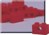 1 x 2 Red Beam (Pack of 50)
